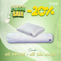 Combo Gối Nằm, Gối Ôm Fiber Zzbed - Ruột Gối Gòn Cao Cấp Mang Đến Giấc Ngủ Êm Ái, Mềm Mại