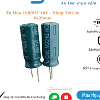 [COMBO Gói Số Lượng] Tụ Hóa 1000uF 16V 8x20MM🍀Tụ Phân Cực Lọc Nguồn Cho Mạch Điện Tử
