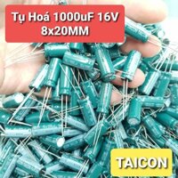 [COMBO Gói Số Lượng] Tụ Hóa 1000uF 16V 8x20MM🍀Tụ Phân Cực Lọc Nguồn Cho Mạch Điện Tử