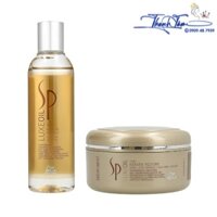 Combo gội và kem ủ Wella SP Luxe Oil Keratin 200ml/150ml ( New 2023 )