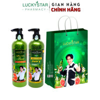 COMBO GỘI XẢ BƯỞI CAO CẤP 850ML - LUCKY STAR