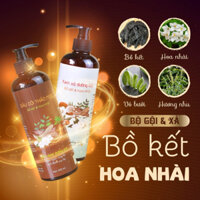Combo gội -xả dầu gội bồ kết hoa nhài Thảo Mộc