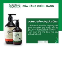 Combo gội xả 🍀FREESHIP🍀 Bộ Dầu Gội Xả Chiết Xuất Gừng Tươi Cocayhoala 500 ml[com bo goi xa]