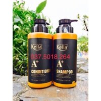 COMBO Gội xả Kella Argan Inca-Inchi phục hồi tóc hư tổn 500mlx2-NEW