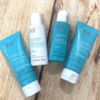 COMBO GỘI XẢ PHỤC HỒI - MẶT NẠ DƯỠNG ẨM SÂU VÀ KEM TẠO KIỂU DƯỠNG ẨM MOROCCANOIL 70ml x 2 + 75ml + 75ml