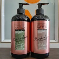 Combo Gội Xã phục hồi và kích mọc tóc KATURI - made in ITALY