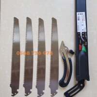 Combo gồm 1 chiếc cưa Top + 3 lưỡi cưa thay thế + vỏ bao - Cưa Top Taiwan - Thép trắng SK5 - Bền bỉ, sắc bén