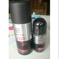 Combo gồm 1 lăn 50ml và 1 xịt 150g Romano Vip