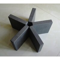 Combo gồm 2 miếng Đá núi lửa nướng thịt bò steak giữ nhiệt lâu không khói  KT 16 cm x 16 cm Dày 3cm