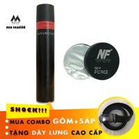 Combo Gôm Xịt Tóc Luxurious + Sáp Vuốt Tóc NF, Keo Vuốt Tóc, Tặng Dây Lưng Cao Cấp