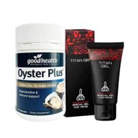 Combo Goodhealth Tinh Chất Hàu Dưới 50 Tuổi, Titan Gel Bôi Sinh Lý Nam
