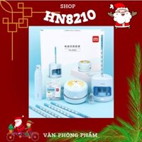 Combo gọt, bút chì,hút bụi mini-Combo dụng cụ học tập dễ thương cute cho học sinh của Deli