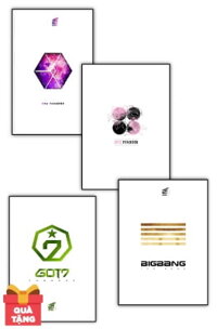 Combo GOT7 Fanbook + BigBang Fanbook + BTS Fanbook + Exo Fanbook - Tặng Kèm Poster (Bộ 4 Cuốn)