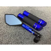 Combo gương chiếu hậu Rizoma 5 góc và bao tay gù xéo