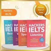 Combo Hackers IELTS Tùy chọnCombo 4 Cuốn Listening  Reading  Speaking  Writing - Bản Quyền - Listening, Listening
