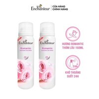 Combo Hai Chai Xịt Ngăn Mùi Enchanter Romantic 150ml