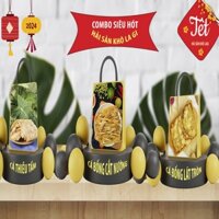 COMBO Hải sản khô tẩm ăn liền ( Cá bống Tròn + Cá Thiều + Cá Bống Cắt ) _ Đặc Sản LaGi / Phan Thiết