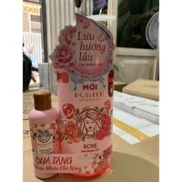 [Combo Hàng Kèm 1 Chai Sữa Tắm 250ml] Sữa Tắm Purité De Provence Vòi Anh Đào- Hoa Hồng – 850ml