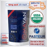 Combo Hạt Chia seed Mỹ Organic Mayan đen 907gr - Hat chia 2 pound ( tặng yến mạch Organic Mayan ăn liền 454gr )