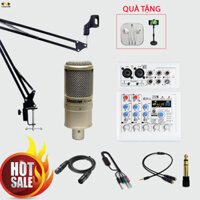 Combo Hát Live Mixer Mickle E4 Và Micro Takstar PC K200
