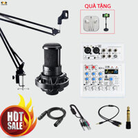 Combo Hát Live Mixer Mickle E4 Và Micro Takstar PC K220