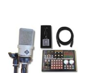Combo hát live tiktok Micro RH 202 + sound card DMX6 bluetooth