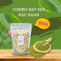 Combo hạt sen khô đậu xanh gói 1kg
