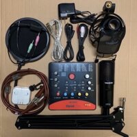 Combo Hát Thu Âm Livestream Cao Cấp PC K850-ICON UPOD PRO KÈM CHÂN KẸP MÀNG LỌC DÂY LIVE TẶNG TAI NHÉT Bảo hành 12 tháng