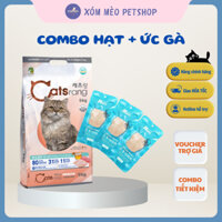 [COMBO HẠT + ỨC GÀ MASTI] - Hạt chiết 1KG + 5 Ức Gà Masti siêu hấp dẫn dành cho mèo - HỎA TỐC