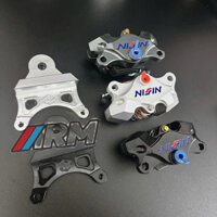 Combo heo nisin thái 2pis kèm Pát sau  CNC  cao cấp dành cho xe ex135 đĩa 200mm( lỗ cốt 12 li )