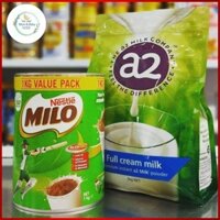(Combo Hoàn Hảo) Sữa A2 Úc Nguyên Kem và MILO Chính Hãng giúp bé có chiều cao lý tưởng và cân nặng đạt chuẩn