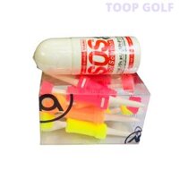 Combo hộp 10 long tee golf nhựa silicone  và lọ bôi mặt gậy SOS golf solution giúp gia tăng khoảng cách đánh bóng