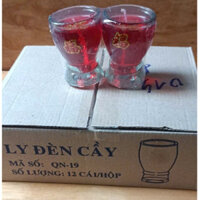 [combo hộp 12 ly] Đèn cầy ly 019 cao 9cm chay 24h| Đèn cầy ly | Sáng hơn 24h | Đồ thờ cúng, phong thủy