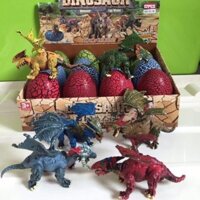 Combo hộp 12 quả trứng khủng long lego lắp ghép cho bé