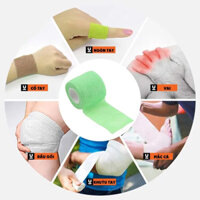 Combo Hộp 24 Cuộn Băng Cuốn Cao Su Non, Băng Keo Thể Thao Chống Chấn Thương ( Kích thước 5cm*4.5m )