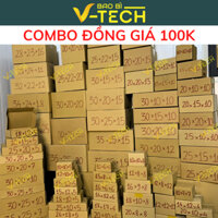 [COMBO] Hộp carton đóng hàng đồng giá 100k, hộp giấy gói hàng giá rẻ VTECH