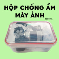 Combo hộp chống ẩm 4 lít kích thước nhỏ gọn cho máy ảnh mirrorless và máy film