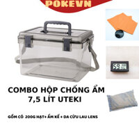 Combo hộp chống ẩm máy ảnh Uteki chính hãng hàng cao cấp nhiều kích thước để lựa chọn- 2217 Thể tích 7.5 lít
