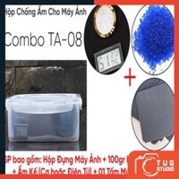 Combo Hộp Chống Ẩm Máy Ảnh TA-08 - Hộp Cheflock Thái Lan - 2,9L_TUG STUDIO