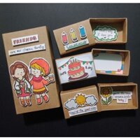 Combo hộp diêm gửi thông điệp yêu thương