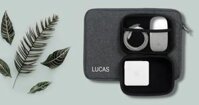 Combo Hộp Đựng Phụ Kiện Lucas Và Túi Chống Shock MacBook Lucas