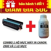 combo hộp mực máy in 2900 và 1 lọ mực đổ