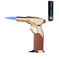 Combo Hộp Quẹt Bật Lửa Khò 1 Tia Để Bàn ZB 529  Tặng Bình Bơm Ga Chuyên Dụng Cho Bật Lửa