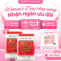 Combo hộp trà sữa thái đỏ Chatramue hộp 50 gói, trà thái đỏ Thái Lan thơm ngon bổ dưỡng và an toàn CAOPETY