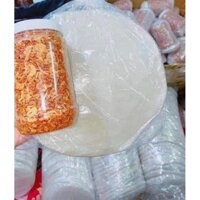 COMBO HOT 500GR BÁNH TRÁNG TRÒN PHƠI SƯƠNG+ 250GR MUỐI TÔM SATE LOẠI NGON