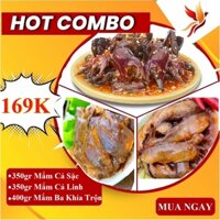 [COMBO HOT] Đặc Sản Châu Đốc gồm Mắm Ba Khía Trộn Sẵn+ Mắm Cá Sặc+ Mắm Cá Linh- Vựa Khô Minh Triết