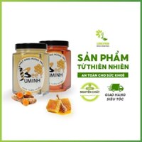 Combo Hũ 100ml Mật Ong Rừng + Hũ 60g Tinh Bột Nghệ Vàng