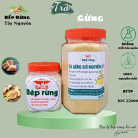 Combo hũ 370gram trà gừng 100gram tinh bột gừng gió thiên nhiên tiệm trà thiên nhiên