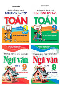 Combo Hướng Dẫn Học Ngữ Văn 9 + Hướng Dẫn Học Và Phương Pháp Giải Toán 9 (Bám Sát SGK Kết Nối) (Bộ 4 Cuốn)