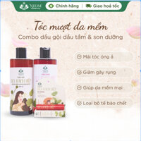 Combo Hương Sen Bách Diệp: Dầu Tắm, Dầu Gội, Son Dưỡng